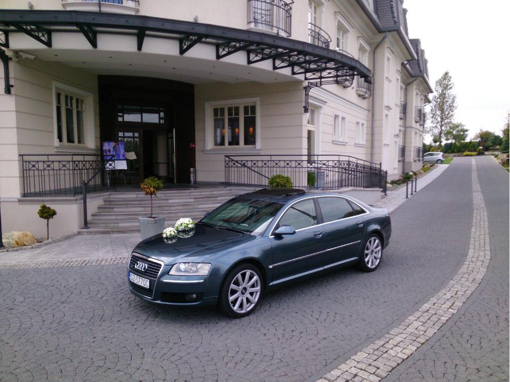 AUTO DO ŚLUBU WYNAJEM AUDI A8 LONG WERSJA RZĄDOWA ZABRZE KATOWICE , śląskie