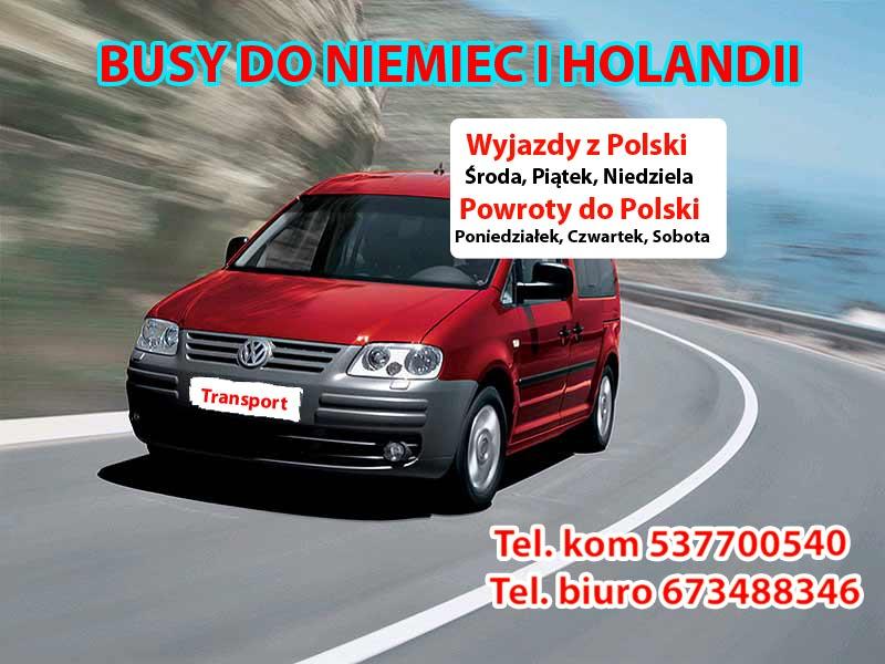 Wałcz- Busy do Niemiec i Holandii, Wałcz, Milcz, Mirosławiec, wielkopolskie