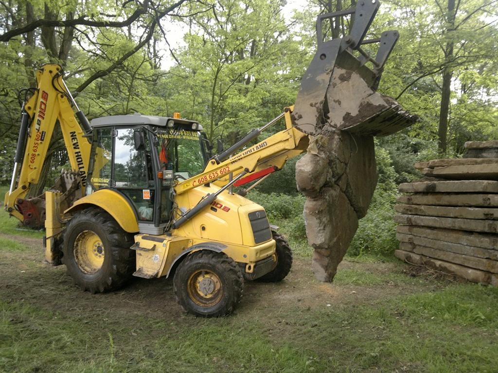 Instalacje wodno kanalizacyjne, wyburzenia, koparka, melioracje, Oława, dolnośląskie