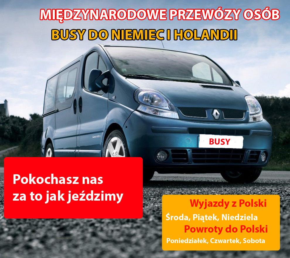 Wałcz- Busy do Niemiec i Holandii, Strzelce Krajeńskie, wielkopolskie