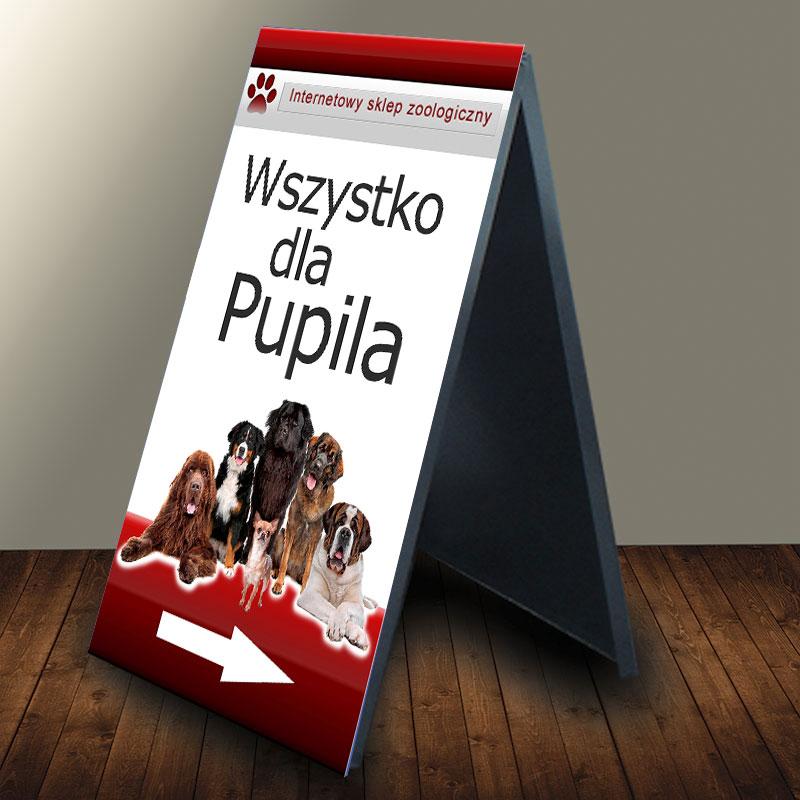 Potykacz  Stojak  Kobyłka  -  reklama 50x100cm dwustronna  -  PROJEKT