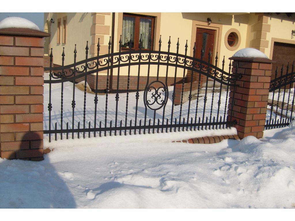 Płoty kute, Balustrady, Bramy, Kowalstwo Kościan, wielkopolskie