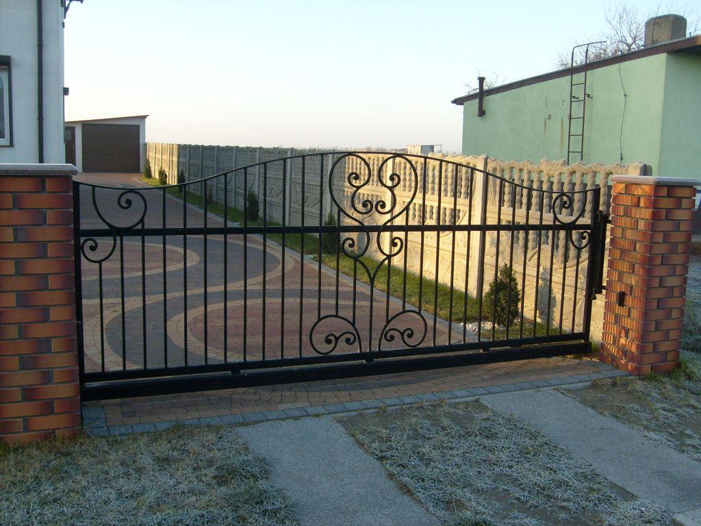 Płoty kute, Balustrady, Bramy, Kowalstwo Kościan, wielkopolskie