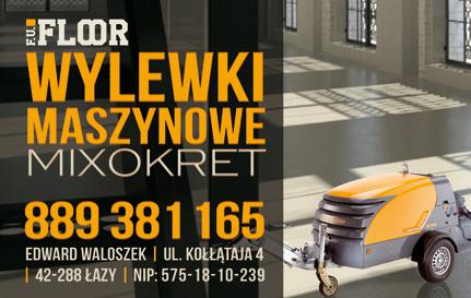 Wylewki maszynowe, mixokret, Katowice, Lubliniec, Czestochowa, śląskie