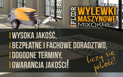 Wylewki maszynowe, mixokret, Katowice, Lubliniec, Czestochowa, śląskie