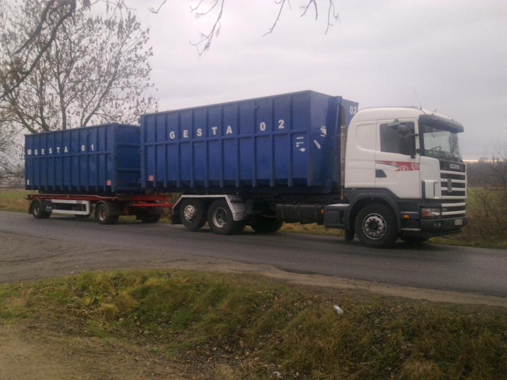 Transport, hakowiec, usługi transportowe, złom, trocina, recykling, Twardogóra, dolnośląskie