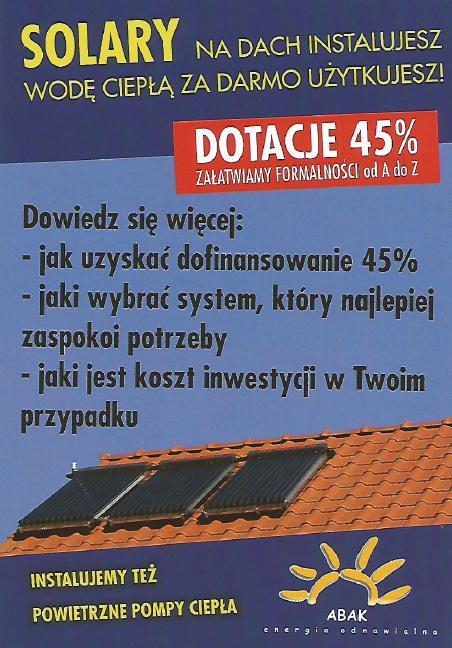 Montaż i sprzedaż kolektorów słonecznych i fotowoltaicznych, lubuskie
