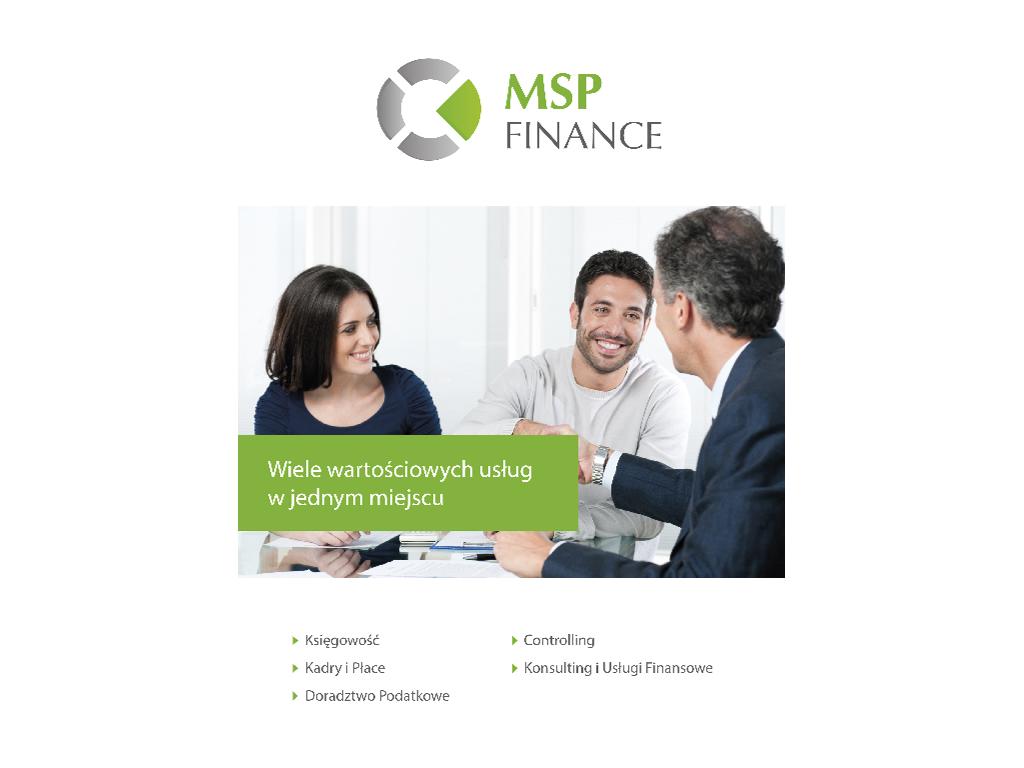 Oferta Biuro Księgowe - MSP Finance - Warszawa Wola