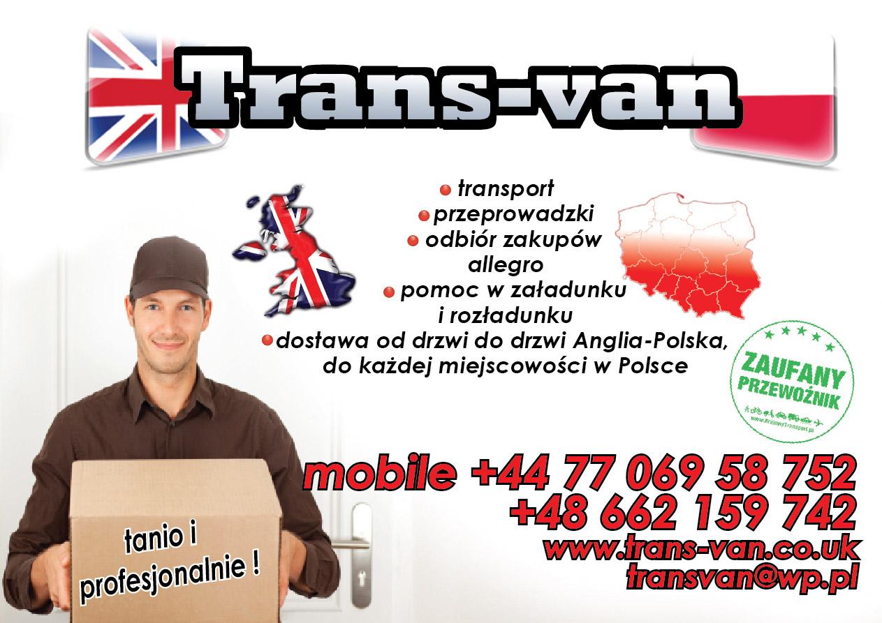 Przeprowadzki Polska Anglia,Transport do Anglii , Paczki Anglia Polska
