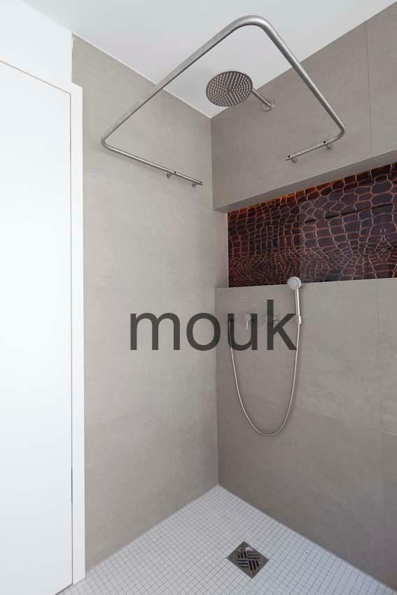 Aranżacja prysznica przy wykorzystaniu panelu z gamy Image