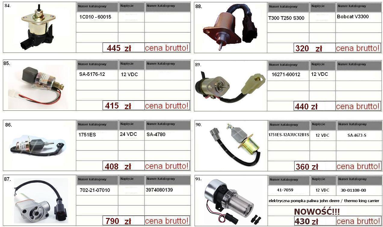 SA - 4889 SOLENOID 3939018  -  12V cewka gaszenia stop