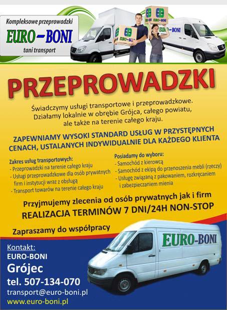 PRZEPROWADZKI TRANSPORT GRÓJEC MAZOWIECKIE KRAJ EU, mazowieckie