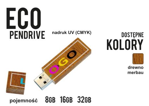 pendrive + nadruk UV CMYK