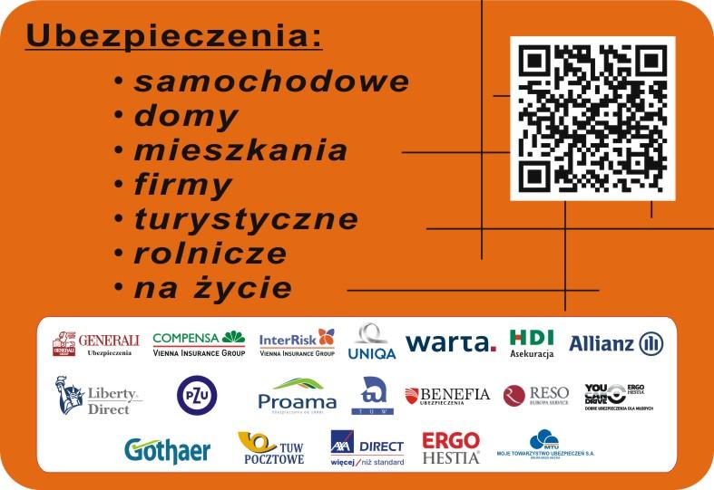 Ubezpieczenia, komunikacja, mieszkania, podróże, rolne, firmy, OC, AC, Wieliczka, małopolskie