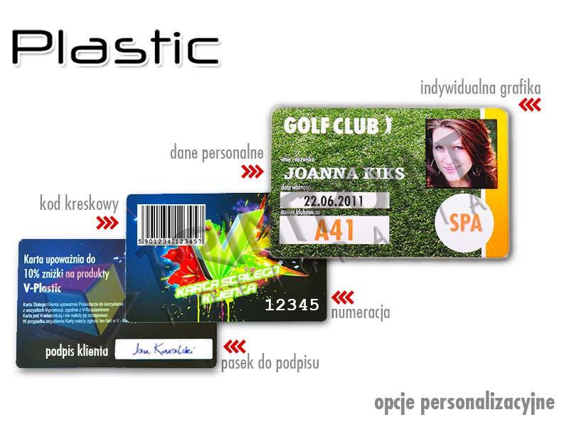 Personalizowane karty plastikowe - identyfikatory