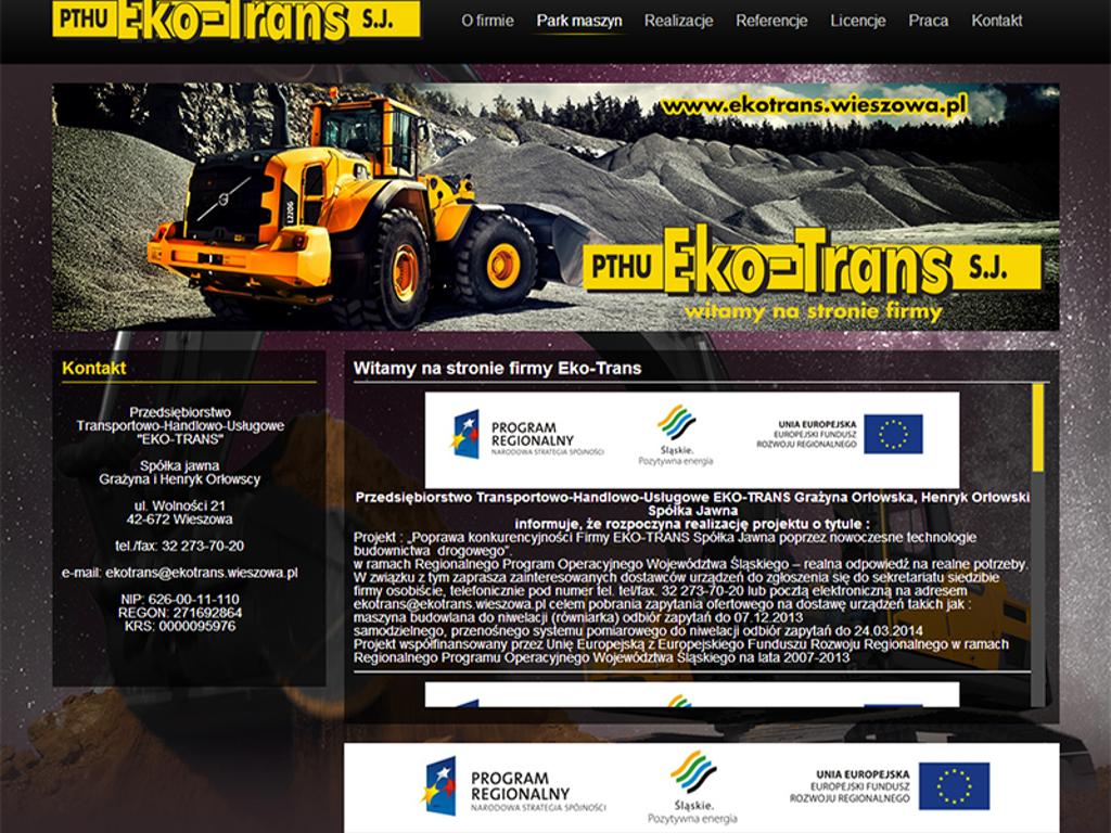 Realizacja: www.ekotrans.wieszowa.pl