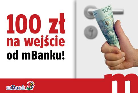 Otwórz darmowe eKonto w mBanku i odbierz nawet 100 zł premii ! ! !