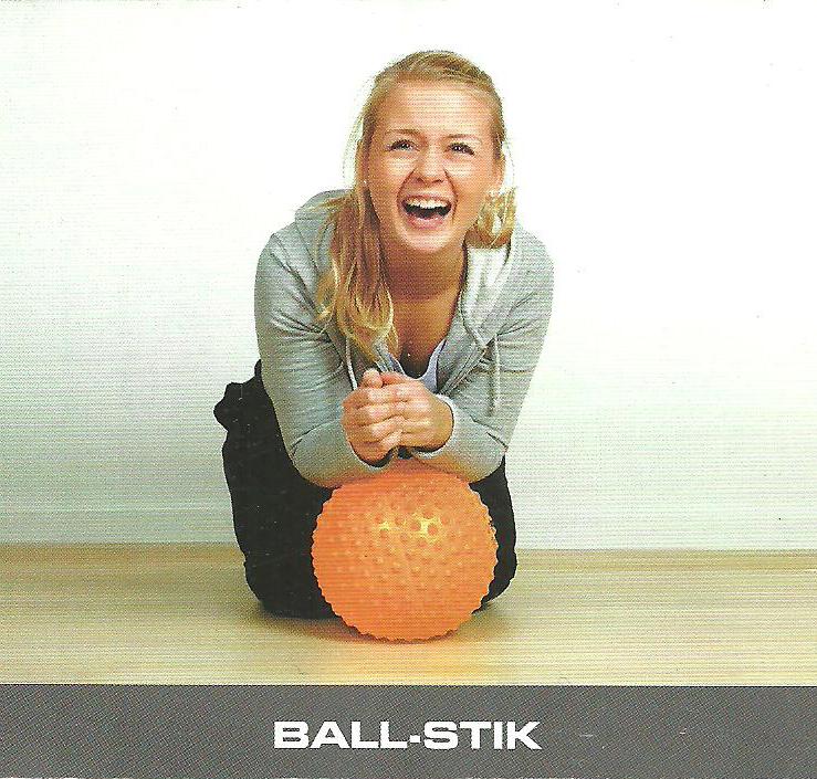 Piłka do masażu  -  zgrabna sylwetka z Ball - Stik