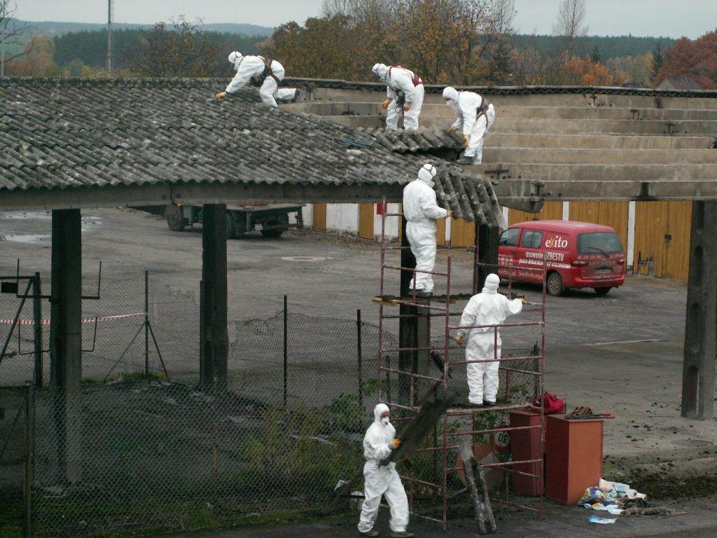 Demontaż i utylizacja azbestu, prace dekarskie i wysokościowe, Gorzów Wlkp, lubuskie