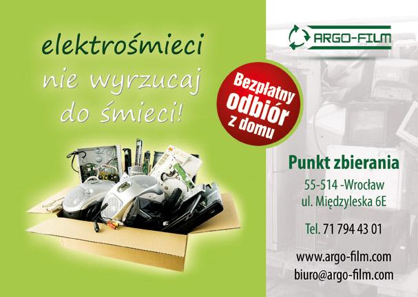 Zbiórka zużytego sprzętu ,utylizacja sprzętu agd, recykling, Wrocław, dolnośląskie