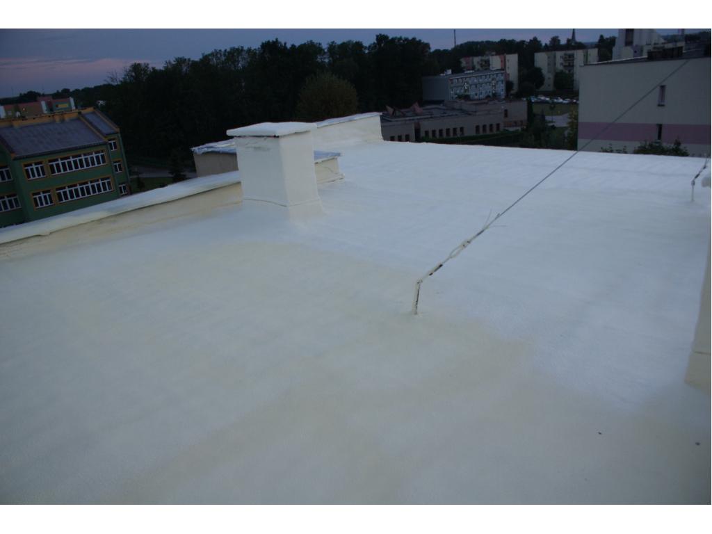 Hydroizolacja dachu pianą poliuretanową   Zdjęcie nr 2