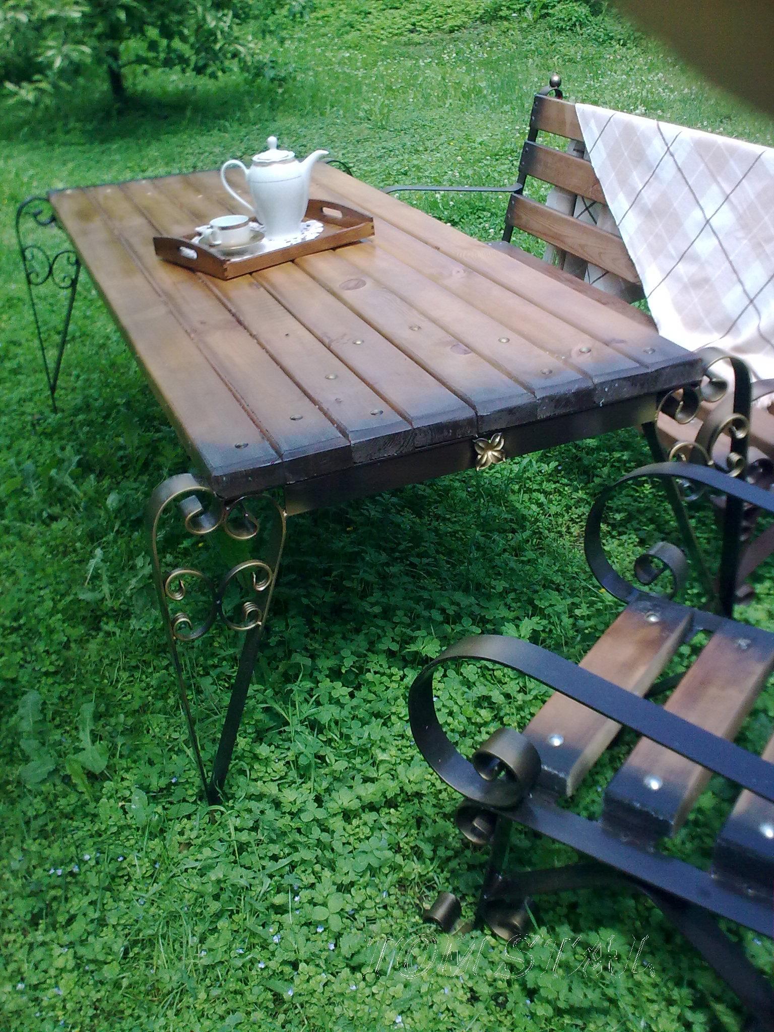 Ława ławka meble ogrodowe