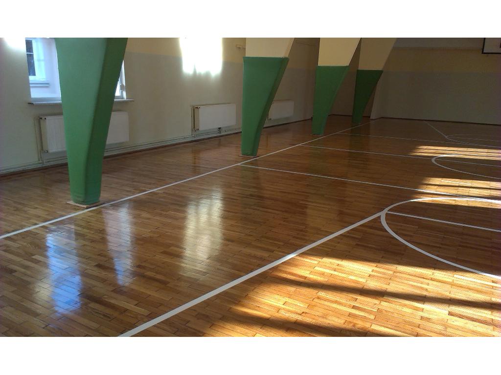 sala gimnast LO Bogatynia - kompleksowa renowacja.