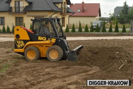 Minikoparka wynajem usługi  Wieliczka Skawina Niepołomice Kraków JCB, małopolskie