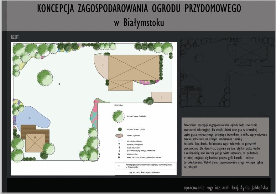 Projektowanie ogrodów, tarasów, przestrzeni publicznej, Białystok, podlaskie