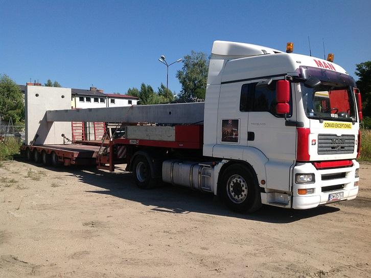 Transport prefabrykatów betonowych Wrocław