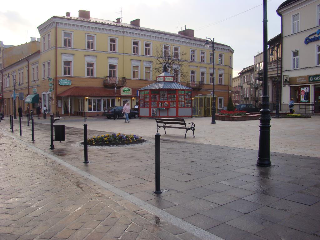 Plac Sobieskiego w Tarnowie projektowany przez nas w 2010 r.