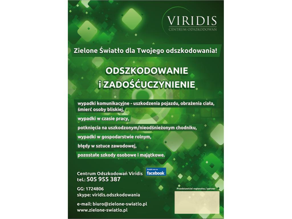 Centrum Odszkodowań VIRIDIS - informacja, Gdynia, pomorskie