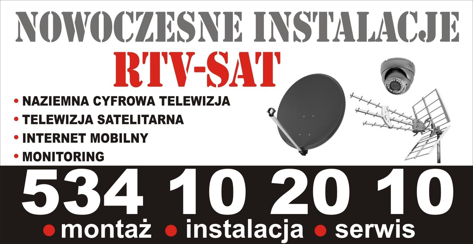 Montaż ANTEN instalacja telewizji ANTENY satelitarne NC+ polsat TP, Warszawa, ożarów mazowiecki, pruszków, błonie, mazowieckie