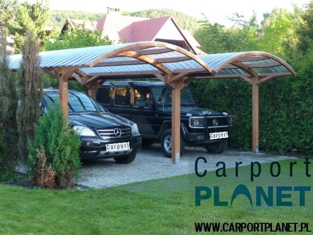 Zadaszenie typu drewniany Carport M6
