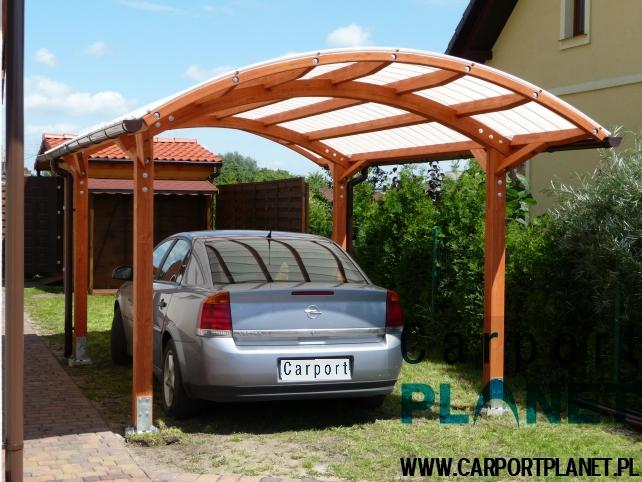 Zadaszenie typu drewniany Carport W4
