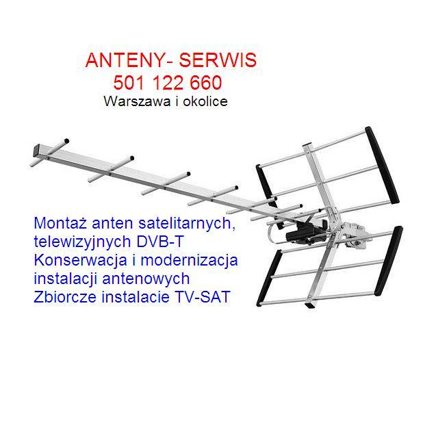 ANTENY TELEWIZYJNE SATELITARNE > MONTAŻ,NAPRAWA   -   WARSZAWA , mazowieckie