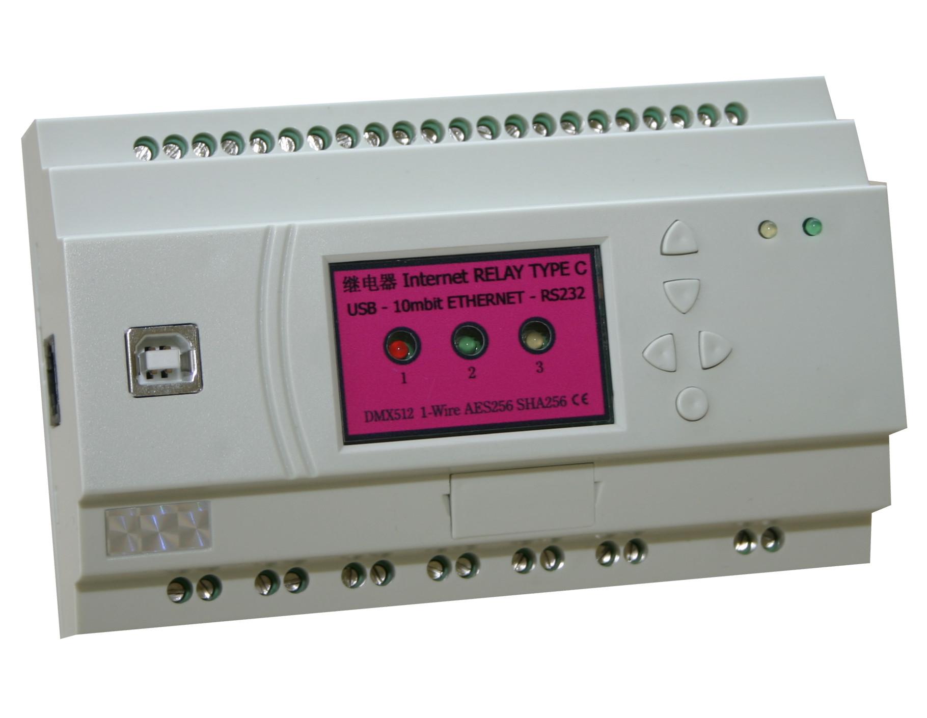 Sterownik PLC 56 wyjść wejścia termostaty termopary modbus