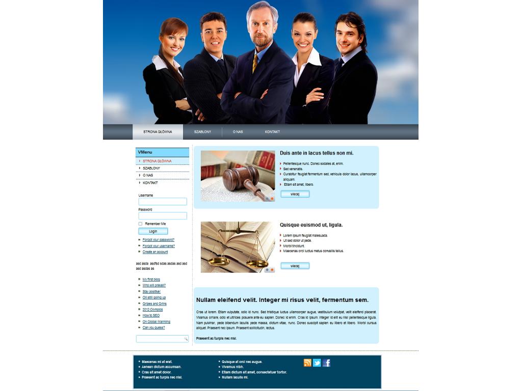 Strona internetowa WWW  z CMS  zgodna z W3C, HTML 5 i CSS 3