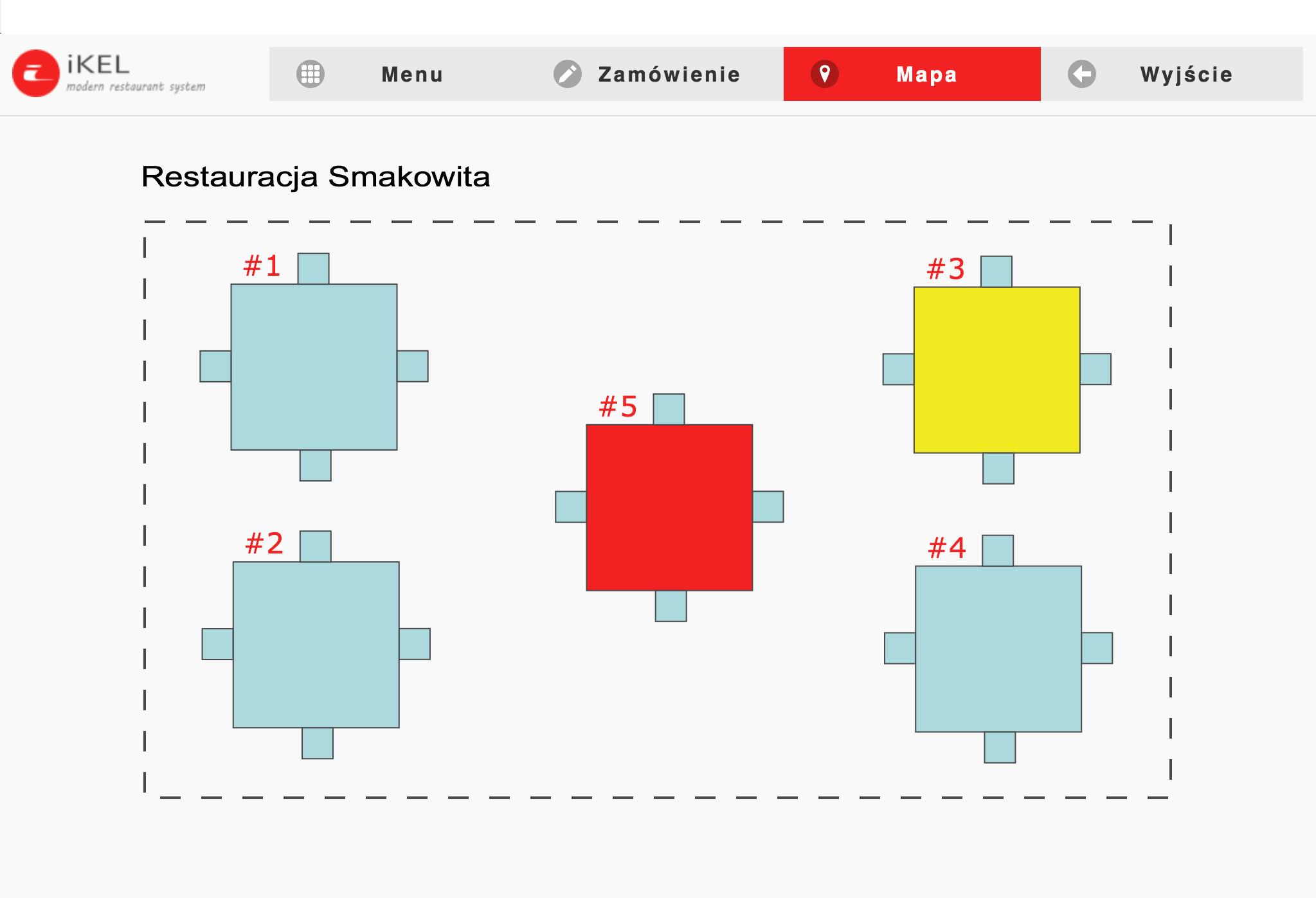 Mapa zamówień