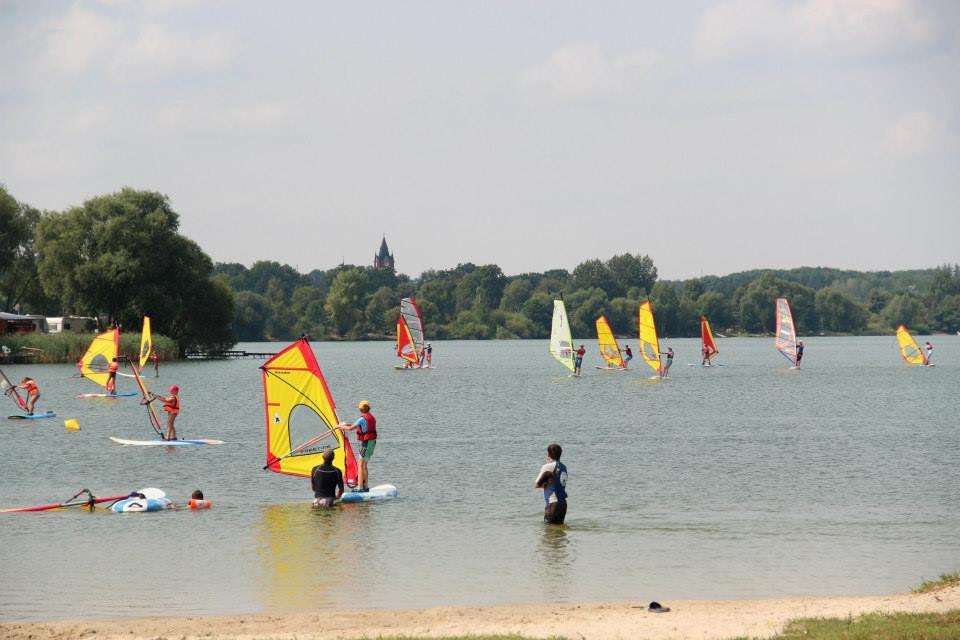 Obóz windsurfingowy ŚLĄSK 50km z Katowic www.maxsurf.pl, Niewiesze, Plażowa , śląskie