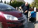 parowe mycie samochodu