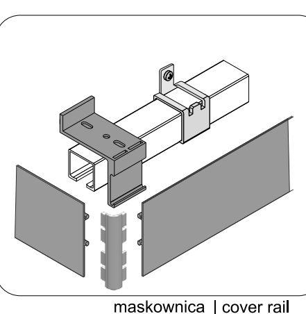 Wykończenie krótkiego boku maskownicy