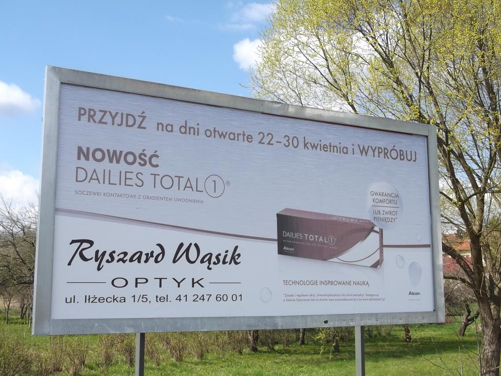 Wynajem billboardów. Reklama wielkoformatowa. Kielce, świętokrzyskie