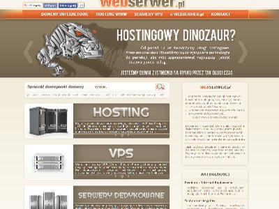 strona hostingu webserwer.pl - kliknij, aby powiększyć