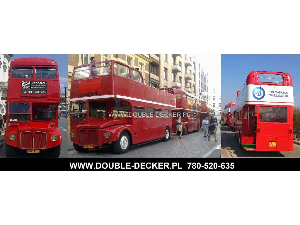 Wynajem: Londyński Autobus, Angielski Autobus, piętrowy autobus,, Warszawa, mazowieckie