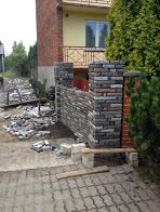 Ogrodzenia z kamienia łupanego klinkier projekt 3D gratis!!!, Bełchatów, łódzkie