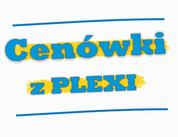 Cenówki z pleksi