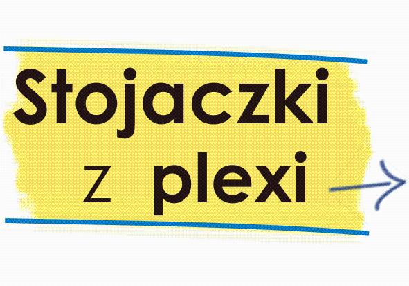 Stojaczki z plexi - Carpe Diem design