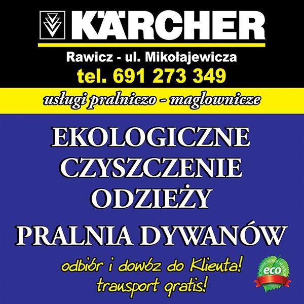 KARCHER - Rawicz ul.Wały Kościuszki 11a (przeniesiony z ul. I.Buszy), wielkopolskie