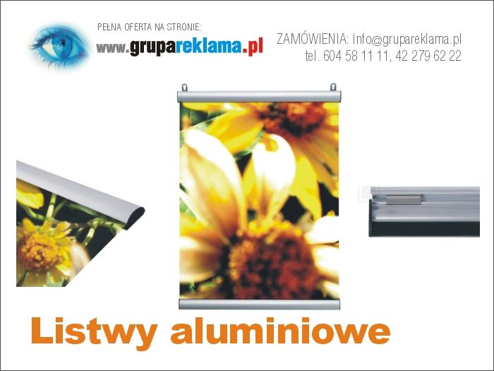 Listwy Zatrzaskowe Aluminium do Plakatów